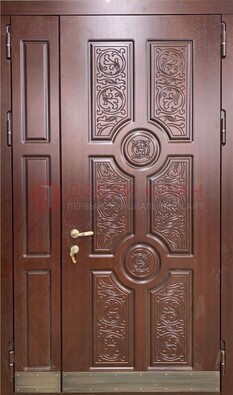 Парадная металлическая дверь с узором ДПР-74 в Тихвине