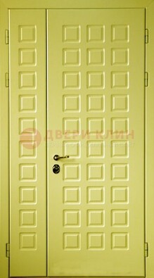 Салатовая тамбурная дверь ДТМ-28 в Тихвине