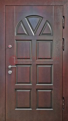 Уличная стальная дверь с виноритом ДВТ-166 в Тихвине