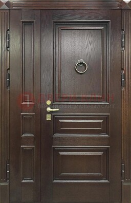 Полуторная металлическая дверь с виноритом ДВТ-253 в Тихвине